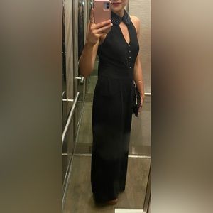 Anthropologie Elevenses Coraline Collared Sleeveless Jumpsuit